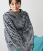 【クラフトスタンダードブティック/CRAFT STANDARD BOUTIQUE】のメッシュニットチュニック Gray Mixture|ID: prp329100004762122 ipo3291000000034464748
