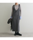 【クラフトスタンダードブティック/CRAFT STANDARD BOUTIQUE】のUネックジャンパースカート Gray|ID: prp329100004762124 ipo3291000000034464754