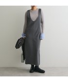 【クラフトスタンダードブティック/CRAFT STANDARD BOUTIQUE】のUネックジャンパースカート Gray|ID: prp329100004762124 ipo3291000000035395098