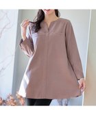 【ティアクラッセ/Tiaclasse】のスエード調チュニック ピンクベージュ|ID: prp329100004762129 ipo3291000000035569519