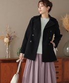 【ティアクラッセ/Tiaclasse】のショートトレンチコート ブラック|ID: prp329100004762130 ipo3291000000034606613