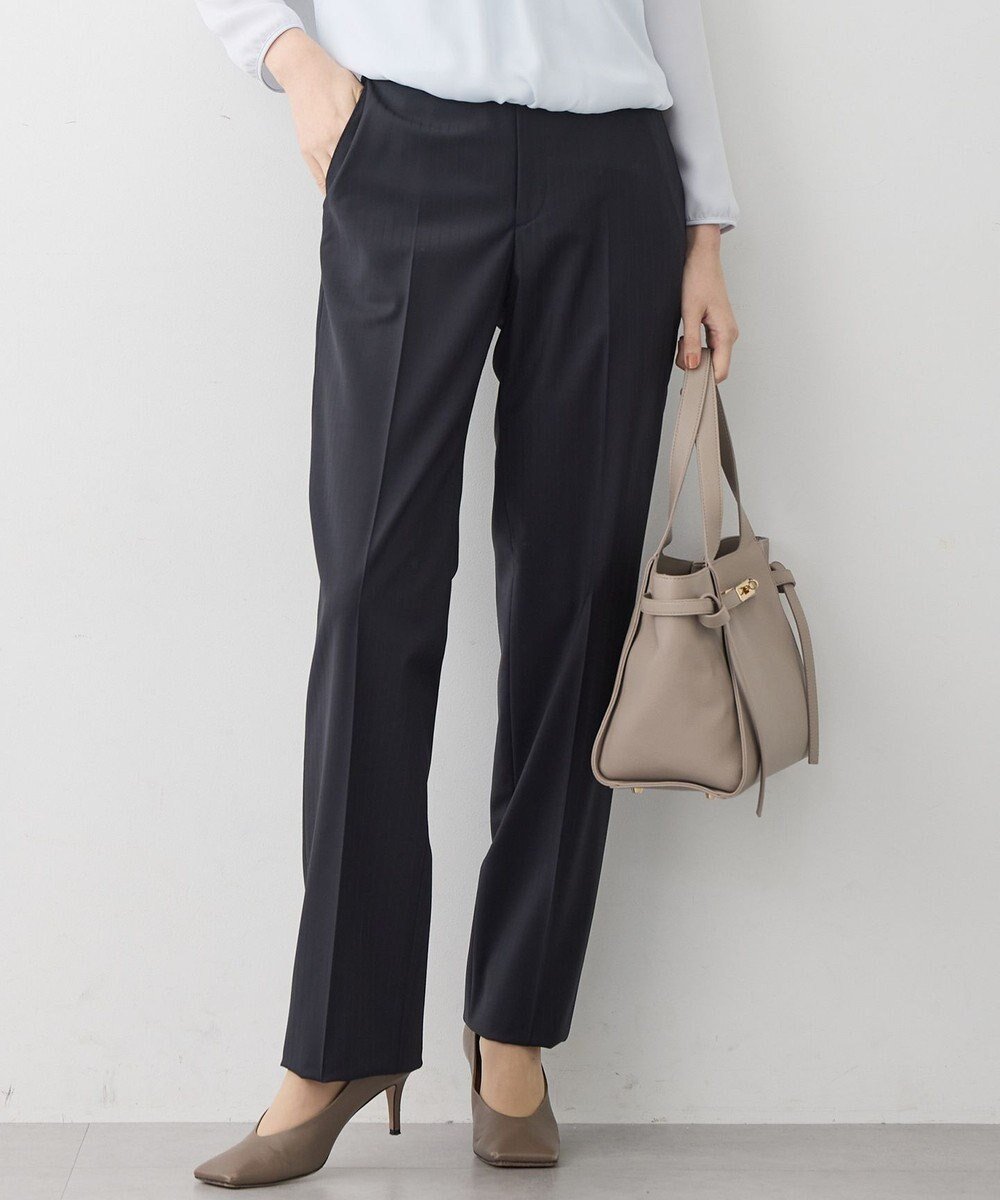 【23区/NIJYUSANKU】の【先行予約/セットアップ着用】ファインネスウール テーパード パンツ インテリア・キッズ・メンズ・レディースファッション・服の通販 founy(ファニー) ファッション Fashion レディースファッション Fashion for Women セットアップ Matching Sets レディースパンツ・ボトムス Pants & Trousers / Bottoms ジャケット Jacket, Outerwear ストレッチ Stretch, Stretchy Fabric スーツ Suit, Formalwear セットアップ Set-Up, Coordinated Outfit テーパード Tapered, Tapered Pants バランス Balance, Style Balance フレア Flare, Flared ベーシック Basic, Essential ワイド Wide, Wide Fit A/W・秋冬 Autumn/Winter S/S・春夏 SS, Spring/Summer, Warm Season 新作・新入荷 New Arrivals / New In おすすめ Recommended / Our Picks 夏 Summer エレガント 上品 Elegant ネイビーストライプ|ID: prp329100004762145 ipo3291000000034464830