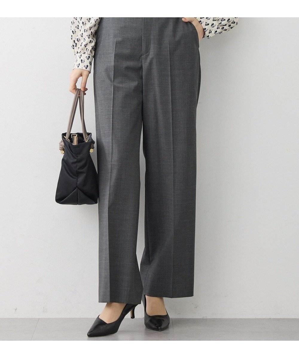 【23区/NIJYUSANKU】の【先行予約/セットアップ着用】ファインネスウール ワイド パンツ インテリア・キッズ・メンズ・レディースファッション・服の通販 founy(ファニー) ファッション Fashion レディースファッション Fashion for Women セットアップ Matching Sets レディースパンツ・ボトムス Pants & Trousers / Bottoms ジャケット Jacket, Outerwear ストレッチ Stretch, Stretchy Fabric スーツ Suit, Formalwear セットアップ Set-Up, Coordinated Outfit センター Center, Center Line フレア Flare, Flared ベーシック Basic, Essential ワイド Wide, Wide Fit A/W・秋冬 Autumn/Winter S/S・春夏 SS, Spring/Summer, Warm Season 新作・新入荷 New Arrivals / New In 夏 Summer エレガント 上品 Elegant セレモニー Ceremony ビジネス 仕事 通勤 Business / Work / Commuting グレー系|ID: prp329100004762146 ipo3291000000034464836