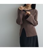 【グリーンパークス/Green Parks】の前後2wayアシンメトリー袖フレアリブニット 人気、トレンドファッション・服の通販 founy(ファニー) ファッション Fashion レディースファッション Fashion for Women トップス・カットソー Cut & Sew Tops ニット Knit Tops & Sweaters アシンメトリー Asymmetrical Style シンプル Simple, Minimal スリーブ Sleeve, Long Sleeve / Short Sleeve セーター Sweater, Knitwear トレンド Trend, Trending Now フィット Fit, Slim Fit フレア Flare, Flared ポケット Pocket, Pocket Detail エレガント 上品 Elegant A/W・秋冬 Autumn/Winter thumbnail Gray Beige|ID: prp329100004762148 ipo3291000000034464843
