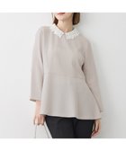 【23区/NIJYUSANKU】の【先行予約/セットアップ対応/洗える】トリアセダブルジョーゼット 2WAYレース襟 ペプラムブラウス 人気、トレンドファッション・服の通販 founy(ファニー) ファッション Fashion レディースファッション Fashion for Women トップス・カットソー Cut & Sew Tops シャツ・ブラウス・オフィスカジュアル Elegant Blouses & Button-Ups セットアップ Matching Sets レディーストップス・ブラウス Tops & Blouses / Assorted Women's Tops エレガント 上品 Elegant 春 Spring 洗える Machine Washable シフォン Chiffon, Lightweight Fabric シンプル Simple, Minimal ジャケット Jacket, Outerwear ジョーゼット Georgette, Semi-Sheer Fabric ストレッチ Stretch, Stretchy Fabric スリーブ Sleeve, Long Sleeve / Short Sleeve スーツ Suit, Formalwear セットアップ Set-Up, Coordinated Outfit テーパード Tapered, Tapered Pants 定番 Standard, Basic Item ネックレス Necklace, Pendant Necklace パール Pearl, Pearl Accent ブローチ Brooch, Pin Brooch ペプラム Peplum, Flared Hem レース Lace, Lace Fabric S/S・春夏 SS, Spring/Summer, Warm Season 新作・新入荷 New Arrivals / New In 夏 Summer 2023春夏・S/S Spring/Summer 2023 SS23 2023年 2023 セレモニー Ceremony thumbnail ベージュ系|ID: prp329100004762149 ipo3291000000034464848