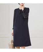 【23区/NIJYUSANKU】の【セットアップ対応/洗える】トリアセダブルジョーゼット シフォンスリーブ ワンピース ネイビー系|ID: prp329100004762151 ipo3291000000034464854