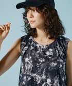 【三愛水着楽園/San-ai Resort】の【水陸両用】 プリントカップ付きトップス M・L 【Reir(レイール)】 ブラック|ID: prp329100004762157 ipo3291000000034464881