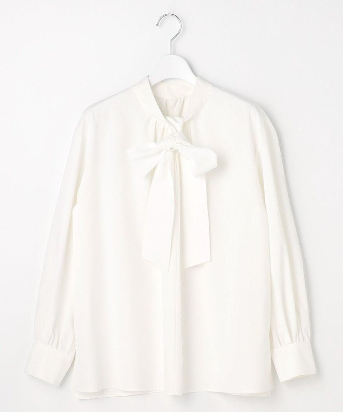 【エニィ スィス/any SiS】の2WAYリボンギャザー ブラウス インテリア・キッズ・メンズ・レディースファッション・服の通販 founy(ファニー) https://founy.com/ ファッション Fashion レディースファッション Fashion for Women トップス・カットソー Cut & Sew Tops シャツ・ブラウス・オフィスカジュアル Elegant Blouses & Button-Ups 春 Spring ギャザー Gathered, Ruffled ジャケット Jacket, Outerwear スタイリッシュ Stylish, Fashionable なめらか Smooth, Silky Texture フレア Flare, Flared ブロード Broadcloth, Fine Cotton リボン Ribbon, Bow S/S・春夏 SS, Spring/Summer, Warm Season おすすめ Recommended / Our Picks 夏 Summer 新作・新入荷 New Arrivals / New In |ID: prp329100004762159 ipo3291000000034464888