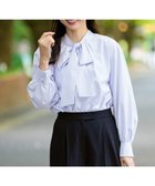 【エニィ スィス/any SiS】の【2WAY】リボンギャザー ブラウス 人気、トレンドファッション・服の通販 founy(ファニー) ファッション Fashion レディースファッション Fashion for Women トップス・カットソー Cut & Sew Tops シャツ・ブラウス・オフィスカジュアル Elegant Blouses & Button-Ups 春 Spring ギャザー Gathered, Ruffled ジャケット Jacket, Outerwear スタイリッシュ Stylish, Fashionable なめらか Smooth, Silky Texture フレア Flare, Flared ブロード Broadcloth, Fine Cotton リボン Ribbon, Bow S/S・春夏 SS, Spring/Summer, Warm Season おすすめ Recommended / Our Picks 夏 Summer 新作・新入荷 New Arrivals / New In thumbnail スカイブルー系|ID: prp329100004762159 ipo3291000000034736274