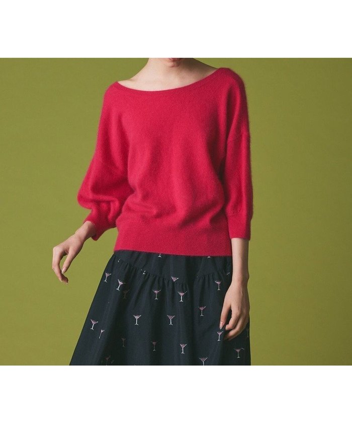 【グレース コンチネンタル/GRACE CONTINENTAL】のカシミヤファートップ インテリア・キッズ・メンズ・レディースファッション・服の通販 founy(ファニー) https://founy.com/ ファッション Fashion レディースファッション Fashion for Women トップス・カットソー Cut & Sew Tops ニット Knit Tops & Sweaters シンプル Simple, Minimal スリーブ Sleeve, Long Sleeve / Short Sleeve セーター Sweater, Knitwear デコルテ Décolleté, Neckline ラグジュアリー Luxury, Elegant 定番 Standard, Basic Item A/W・秋冬 Autumn/Winter |ID: prp329100004762177 ipo3291000000034464951