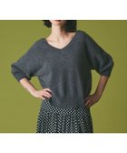 【グレース コンチネンタル/GRACE CONTINENTAL】のカシミヤファートップ グレー|ID: prp329100004762177 ipo3291000000034464953