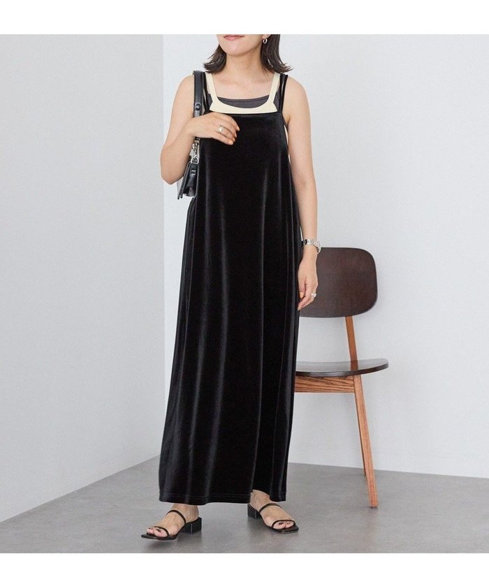 【アメリカンホリック/AMERICAN HOLIC】のベロアキャミワンピース インテリア・キッズ・メンズ・レディースファッション・服の通販 founy(ファニー) https://founy.com/ ファッション Fashion レディースファッション Fashion for Women ワンピース Dresses キャミソールワンピース Camisole Dresses アメリカン American Style スタイリッシュ Stylish, Fashionable A/W・秋冬 Autumn/Winter おすすめ Recommended / Our Picks エレガント 上品 Elegant |ID: prp329100004762178 ipo3291000000034464954