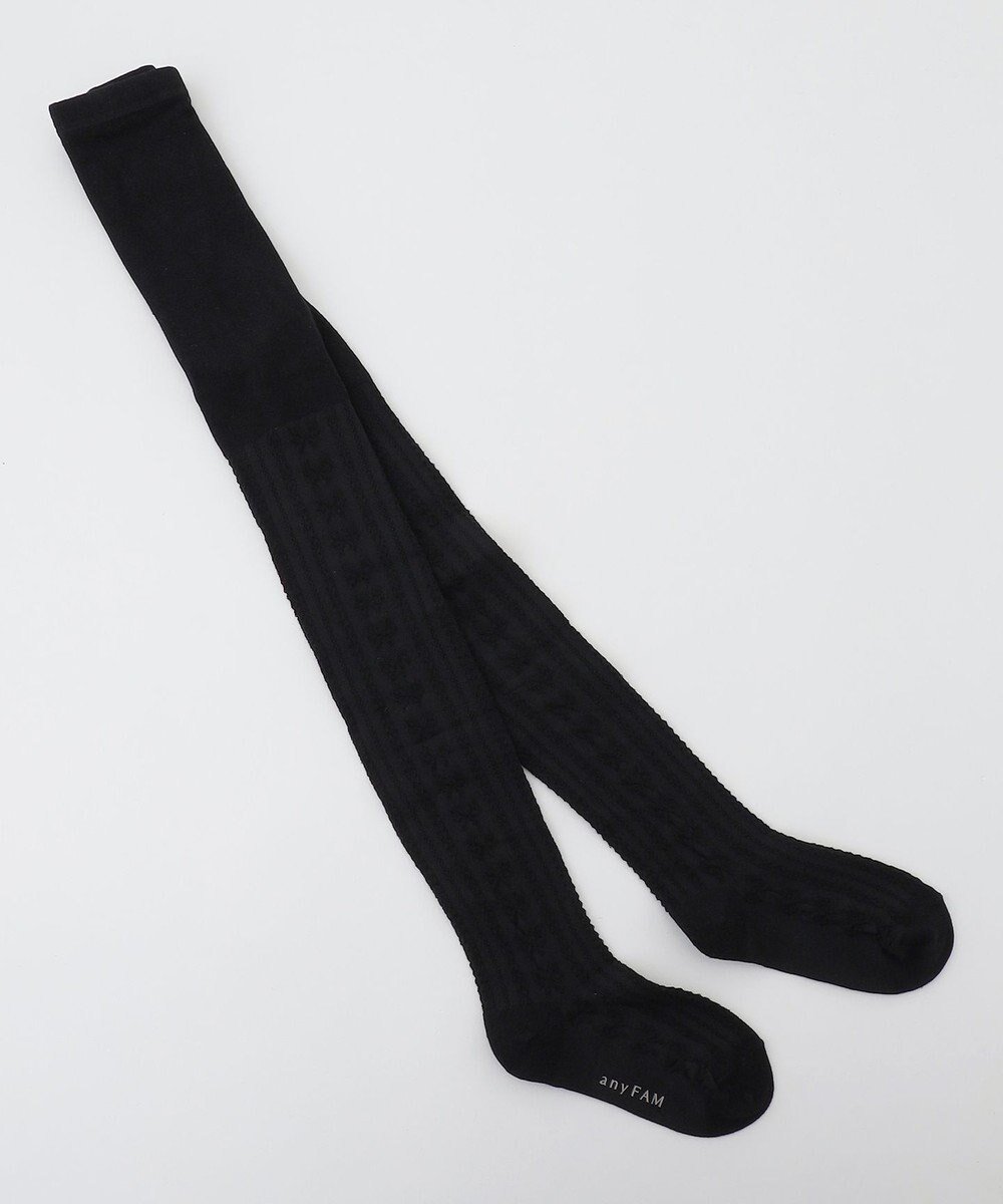 【エニィ/ANY / KIDS】のジャガードリボン柄タイツ インテリア・キッズ・メンズ・レディースファッション・服の通販 founy(ファニー) ファッション Fashion キッズファッション Fashion for Kids ガーリー Girly, Feminine Style ショート Short, Short Length ストッキング Stockings, Sheer Tights スマホ Smartphone, Mobile Device タイツ Tights, Legwear 人気 Popular, Best Seller リボン Ribbon, Bow 冬 Winter / This Winter 再入荷 Restock / Back in Stock ブラック|ID: prp329100004762939 ipo3291000000034473634