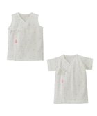 【ミキハウスホットビスケッツ/MIKI HOUSE HOT BISCUITS / KIDS】のメッシュ短肌着2枚セット ピンク|ID: prp329100004762943 ipo3291000000034473650