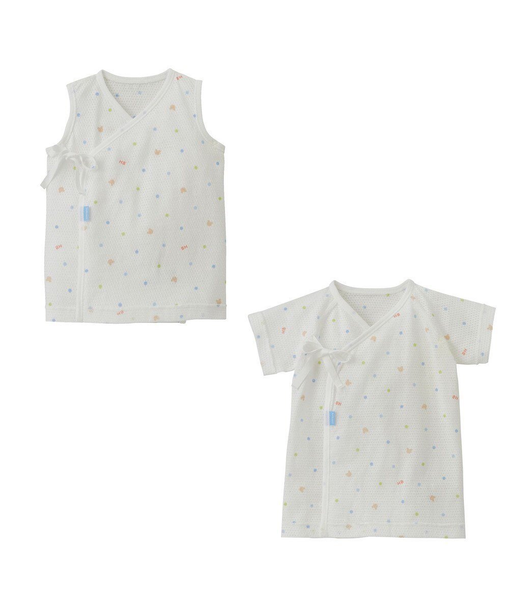 【ミキハウスホットビスケッツ/MIKI HOUSE HOT BISCUITS / KIDS】のメッシュ短肌着2枚セット インテリア・キッズ・メンズ・レディースファッション・服の通販 founy(ファニー) ファッション Fashion キッズファッション Fashion for Kids ノースリーブ Sleeveless, No-Sleeve ベビー Baby, Babywear メッシュ Mesh, Net Fabric A/W・秋冬 Autumn/Winter S/S・春夏 SS, Spring/Summer, Warm Season おすすめ Recommended / Our Picks 日本製 Made In Japan 夏 Summer ギフト プレゼント Gift / Present ブルー|ID: prp329100004762943 ipo3291000000034473651