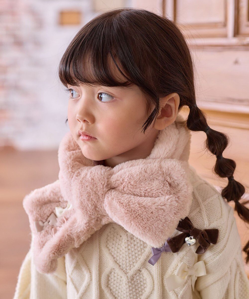 【エニィ/ANY / KIDS】のリボン マフラー インテリア・キッズ・メンズ・レディースファッション・服の通販 founy(ファニー) ファッション Fashion キッズファッション Fashion for Kids 洗える Machine Washable スヌード Snood, Infinity Scarf スマホ Smartphone, Mobile Device 人気 Popular, Best Seller マフラー Scarf, Muffler モチーフ Motif, Design Theme リボン Ribbon, Bow 冬 Winter / This Winter A/W・秋冬 Autumn/Winter 再入荷 Restock / Back in Stock ピンク|ID: prp329100004762944 ipo3291000000034473660