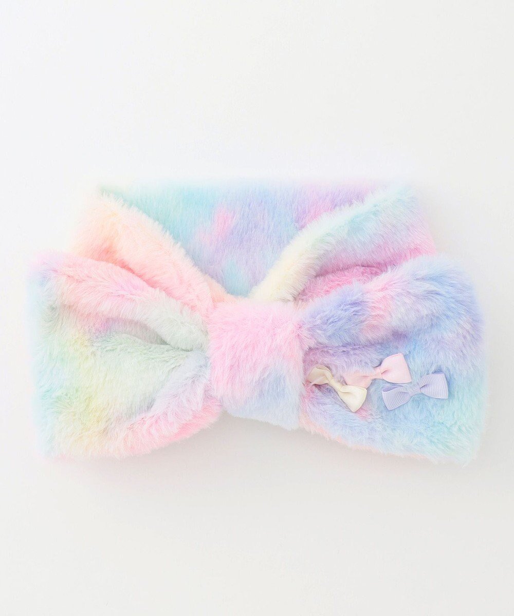 【エニィ/ANY / KIDS】のリボン マフラー インテリア・キッズ・メンズ・レディースファッション・服の通販 founy(ファニー) ファッション Fashion キッズファッション Fashion for Kids 洗える Machine Washable スヌード Snood, Infinity Scarf スマホ Smartphone, Mobile Device 人気 Popular, Best Seller マフラー Scarf, Muffler モチーフ Motif, Design Theme リボン Ribbon, Bow 冬 Winter / This Winter A/W・秋冬 Autumn/Winter 再入荷 Restock / Back in Stock レインボー|ID: prp329100004762944 ipo3291000000034473662