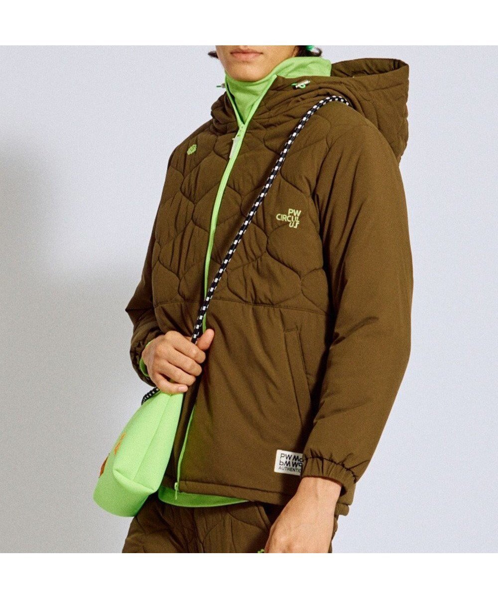【ピーダブリュサーキュラス/PW CIRCULUS / MEN】の【撥水加工 / ストレッチ】【MEN】キルティング中綿ブルゾン ゴルフ インテリア・キッズ・メンズ・レディースファッション・服の通販 founy(ファニー) ファッション Fashion メンズファッション Fashion for Men アウター Men's Coats Outerwear ブルゾンジャケット / カジュアルアウター Bomber Jackets & Blousons ウェーブ Wavy Pattern キルティング Quilted, Quilting キルト Quilt, Quilted Fabric ジャケット Jacket, Outerwear スタイリッシュ Stylish, Fashionable ストレッチ Stretch, Stretchy Fabric スピンドル Spindle, Drawcord スポーティ Sporty, Casual Athletic タフタ Taffeta, Structured Fabric ダブル Double, Double-Breasted 人気 Popular, Best Seller フラット Flat, Flat Shoes ブルゾン Blouson, Bomber Jacket 冬 Winter / This Winter A/W・秋冬 Autumn/Winter ゴルフ Golf 2025年 2025 2025-2026秋冬・A/W Autumn/Winter 2025–26 AW25–26 カーキ系|ID: prp329100004762956 ipo3291000000034473700