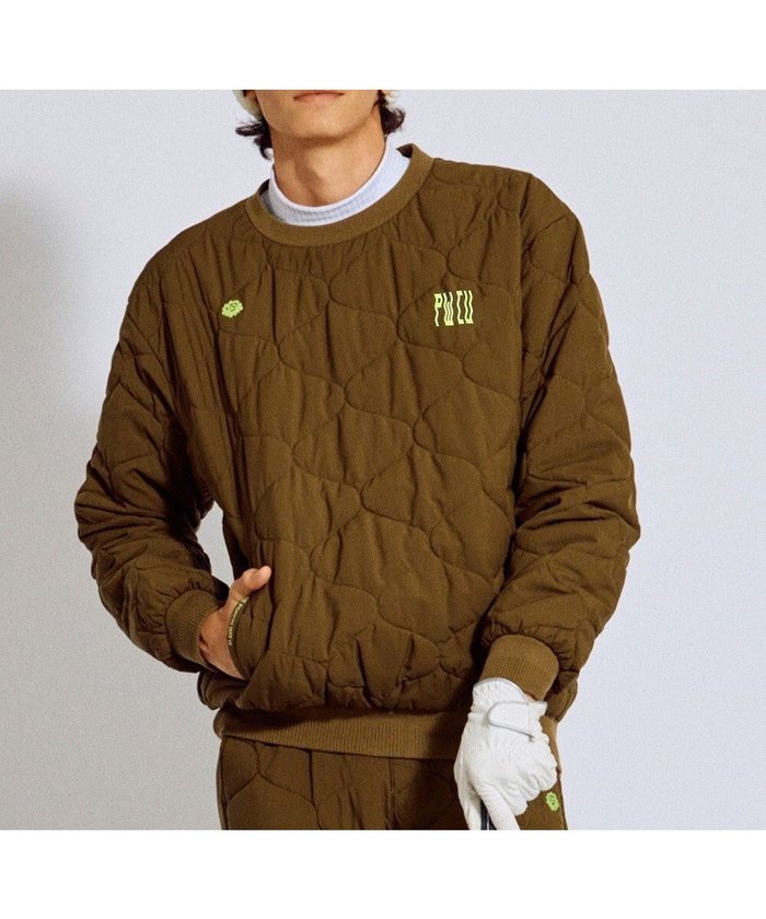 【ピーダブリュサーキュラス/PW CIRCULUS / MEN】の【撥水加工 / ストレッチ】【MEN】キルティング中綿プルオーバー ゴルフ インテリア・キッズ・メンズ・レディースファッション・服の通販 founy(ファニー) https://founy.com/ ファッション Fashion メンズファッション Fashion for Men アウター Men's Coats Outerwear キルティング Quilted, Quilting ジャケット Jacket, Outerwear スタイリッシュ Stylish, Fashionable ストレッチ Stretch, Stretchy Fabric タフタ Taffeta, Structured Fabric 定番 Standard, Basic Item 人気 Popular, Best Seller ワイド Wide, Wide Fit 冬 Winter / This Winter A/W・秋冬 Autumn/Winter ゴルフ Golf 2025年 2025 2025-2026秋冬・A/W Autumn/Winter 2025–26 AW25–26 |ID: prp329100004762957 ipo3291000000034473701