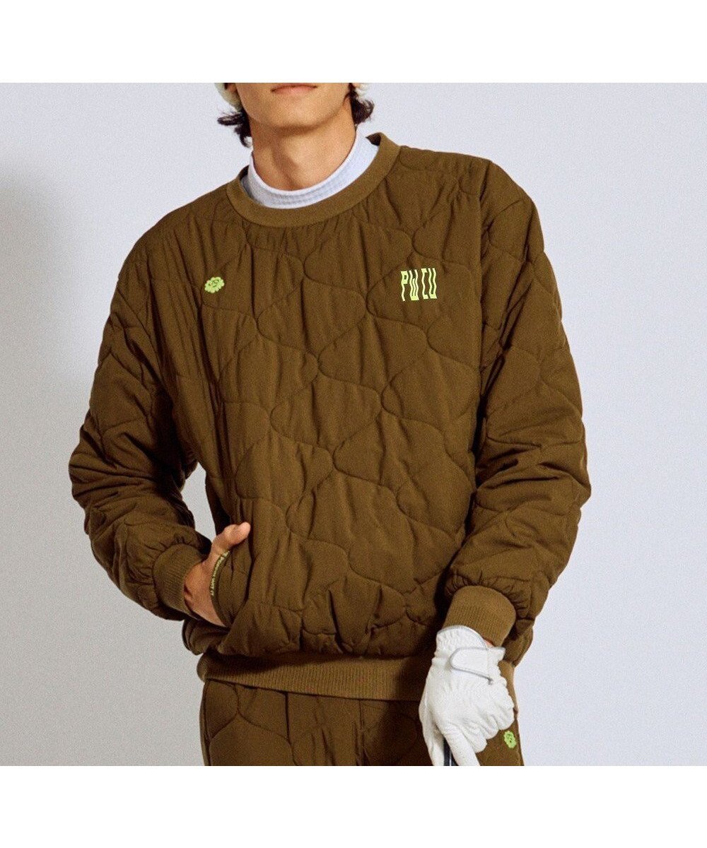 【ピーダブリュサーキュラス/PW CIRCULUS / MEN】の【撥水加工 / ストレッチ】【MEN】ひょうたんキルティング中綿プルオーバー 2025年モデル ゴルフ 人気、トレンドファッション・服の通販 founy(ファニー) 　ファッション　Fashion　メンズファッション　Fashion for Men　アウター　Men's Coats Outerwear　キルティング　Quilted, Quilting　ジャケット　Jacket, Outerwear　スタイリッシュ　Stylish, Fashionable　ストレッチ　Stretch, Stretchy Fabric　タフタ　Taffeta, Structured Fabric　定番　Standard, Basic Item　人気　Popular, Best Seller　ワイド　Wide, Wide Fit　冬　Winter / This Winter　A/W・秋冬　Autumn/Winter　ゴルフ　Golf　2025年　2025　2025-2026秋冬・A/W　Autumn/Winter 2025–26 AW25–26　 other-1|ID: prp329100004762957 ipo3291000000034473701