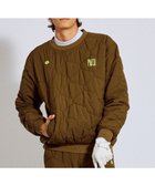 【ピーダブリュサーキュラス/PW CIRCULUS / MEN】の【撥水加工 / ストレッチ】【MEN】キルティング中綿プルオーバー ゴルフ カーキ系|ID: prp329100004762957 ipo3291000000034473702