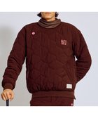 【ピーダブリュサーキュラス/PW CIRCULUS / MEN】の【撥水加工 / ストレッチ】【MEN】キルティング中綿プルオーバー ゴルフ ダークブラウン系|ID: prp329100004762957 ipo3291000000034473703