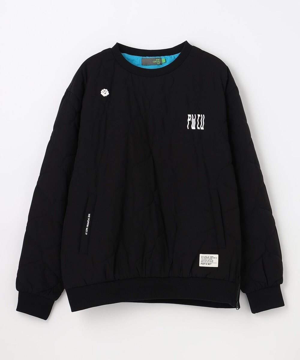 【ピーダブリュサーキュラス/PW CIRCULUS / MEN】の【撥水加工 / ストレッチ】【MEN】ひょうたんキルティング中綿プルオーバー 2025年モデル ゴルフ インテリア・キッズ・メンズ・レディースファッション・服の通販 founy(ファニー) 　ファッション　Fashion　メンズファッション　Fashion for Men　アウター　Men's Coats Outerwear　キルティング　Quilted, Quilting　ジャケット　Jacket, Outerwear　スタイリッシュ　Stylish, Fashionable　ストレッチ　Stretch, Stretchy Fabric　タフタ　Taffeta, Structured Fabric　定番　Standard, Basic Item　人気　Popular, Best Seller　ワイド　Wide, Wide Fit　冬　Winter / This Winter　A/W・秋冬　Autumn/Winter　ゴルフ　Golf　2025年　2025　2025-2026秋冬・A/W　Autumn/Winter 2025–26 AW25–26　ブラック系|ID: prp329100004762957 ipo3291000000034473704