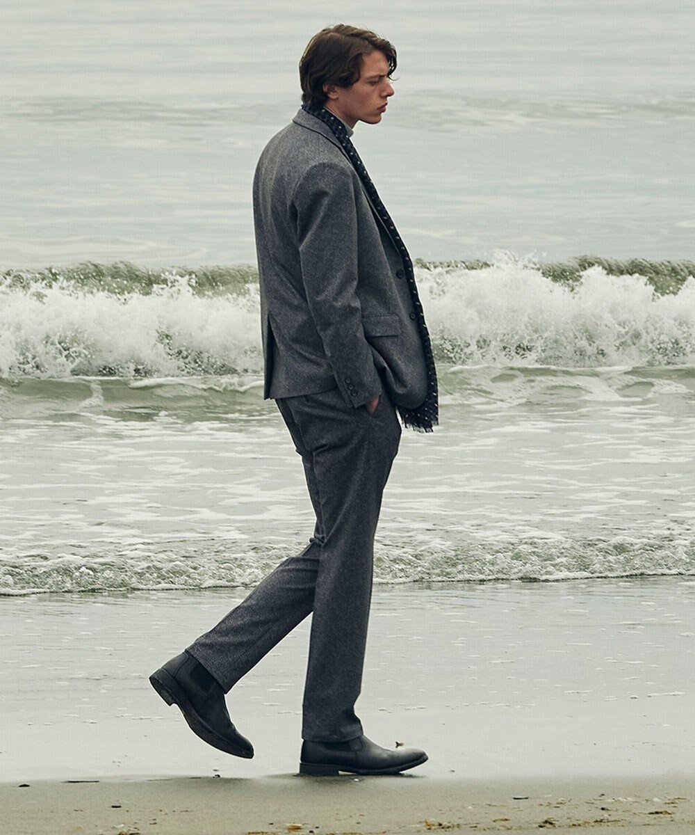 【ジョセフ アブード/JOSEPH ABBOUD / MEN】の【ウエストも伸びる!/ストレッチ/弱撥水】ムリネ ジャージ パンツ 人気、トレンドファッション・服の通販 founy(ファニー) ファッション Fashion メンズファッション Fashion for Men ボトムス Bottoms シャーリング Shirring, Ruched ストレッチ Stretch, Stretchy Fabric スラックス Slacks, Dress Pants プリント Print, Printed Pattern メランジ Melange, Mixed Yarn A/W・秋冬 Autumn/Winter other-1|ID: prp329100004762974 ipo3291000000034473787