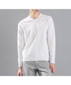 【ジョゼフ オム/JOSEPH HOMME / MEN】のライトアムンゼン Vネック 人気、トレンドファッション・服の通販 founy(ファニー) ファッション Fashion メンズファッション Fashion for Men トップス・カットソー Cut & Sew Tops ニット・セーター / 定番トップス Knit Tops & Sweaters インナー Innerwear カットソー Cut and Sewn Top セーター Sweater, Knitwear フィット Fit, Slim Fit ベーシック Basic, Essential メランジ Melange, Mixed Yarn レギュラー Regular, Standard Fit 夏 Summer 春 Spring S/S・春夏 SS, Spring/Summer, Warm Season 長袖 Long Sleeve, Full Sleeve thumbnail ホワイト系|ID: prp329100004762980 ipo3291000000034473827