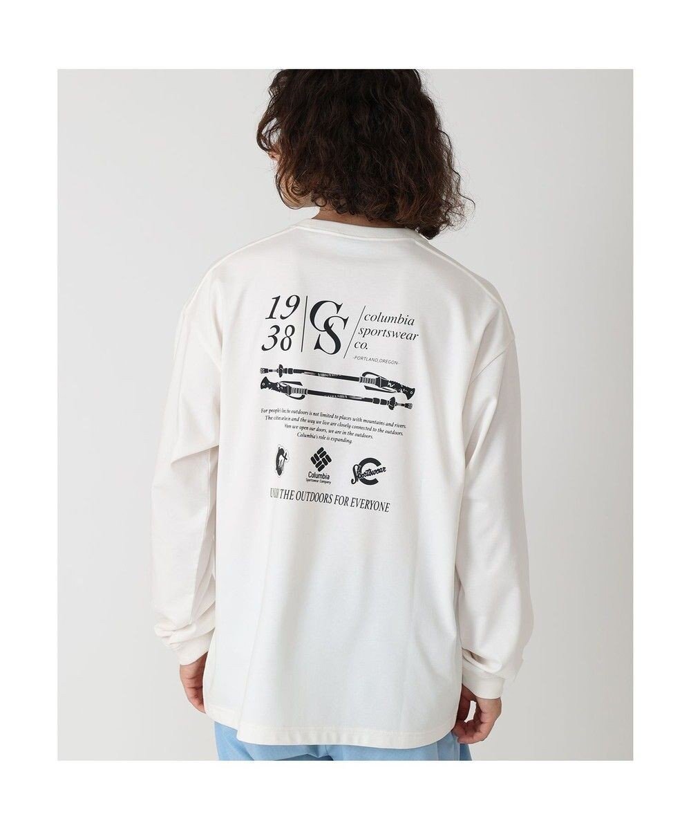 【コロンビア/Columbia / MEN】のColumbia/ スタックブルックグラフィックロングスリーブティー /コロンビア インテリア・キッズ・メンズ・レディースファッション・服の通販 founy(ファニー) 　ファッション　Fashion　メンズファッション　Fashion for Men　トップス・カットソー　Cut & Sew Tops　メンズシャツ　Shirts　おすすめ　Recommended / Our Picks　アウトドア　Outdoor Clothing　インナー　Innerwear　カットソー　Cut and Sewn Top　グラフィック　Graphic, Graphic Design　トレンド　Trend, Trending Now　フィット　Fit, Slim Fit　リラックス　Relax, Relaxed Fit　夏　Summer　旅行　Travel　S/S・春夏　SS, Spring/Summer, Warm Season　A/W・秋冬　Autumn/Winter　長袖　Long Sleeve, Full Sleeve　Sea Salt|ID: prp329100004762983 ipo3291000000034473844