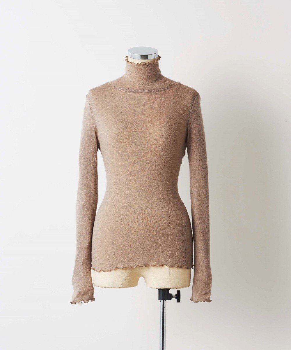 【トック/TOQUE】の24AW新作〈高垣麗子さん着用〉針抜きスムスハイネックT インテリア・キッズ・メンズ・レディースファッション・服の通販 founy(ファニー) ファッション Fashion レディースファッション Fashion for Women トップス・カットソー Cut & Sew Tops シャツ・ブラウス・オフィスカジュアル Elegant Blouses & Button-Ups ロングTシャツ・Tシャツ Longline T-Shirts & Tees カットソー・ベーシックTシャツ Cut-and-Sewn Tops / Stretch Tees & Basics インナー Innerwear カットソー Cut and Sewn Top キャミソール Camisole, Spaghetti Strap Top ネップ Nepp, Slub Yarn 別注 Limited Edition, Custom Order A/W・秋冬 Autumn/Winter おすすめ Recommended / Our Picks 2024年 2024 2024-2025秋冬・A/W Autumn/Winter 2024–25 AW24–25 ベージュ|ID: prp329100004762989 ipo3291000000034473880