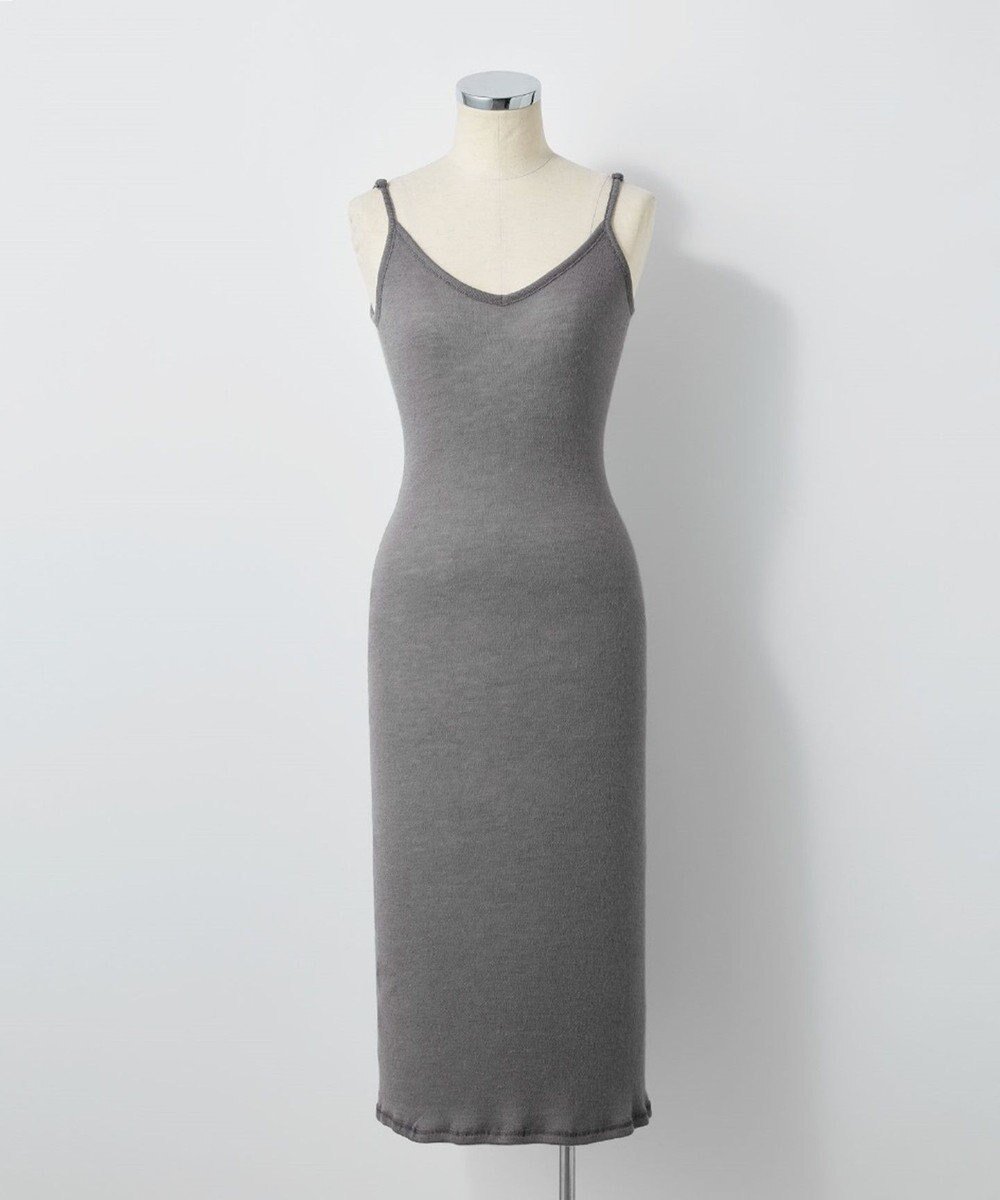 【トック/TOQUE】の〈大草直子さんアドバイザー〉ロイヤルベビーアルパカ針抜きスムスインナーロングキャミソール インテリア・キッズ・メンズ・レディースファッション・服の通販 founy(ファニー) 　ファッション　Fashion　レディースファッション　Fashion for Women　トップス・カットソー　Cut & Sew Tops　ニット　Knit Tops & Sweaters　キャミソール&ノースリーブ　Camisoles & Sleeveless Tops　アンダー　Underwear Essentials　インナー　Innerwear　別注　Limited Edition, Custom Order　A/W・秋冬　Autumn/Winter　グレー|ID: prp329100004762992 ipo3291000000034473890