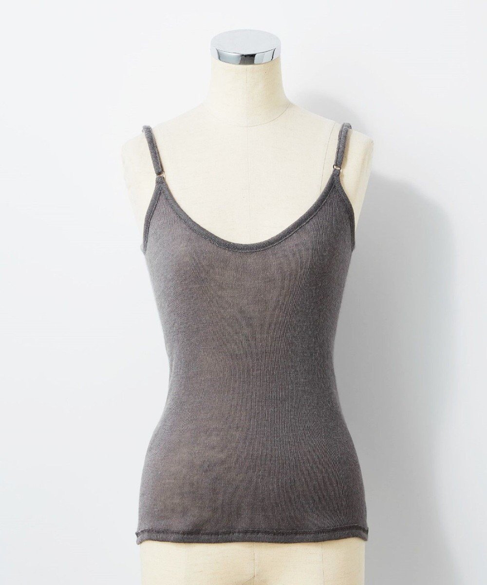 【トック/TOQUE】の〈大草直子さんアドバイザー〉針抜きスムスインナーキャミソール インテリア・キッズ・メンズ・レディースファッション・服の通販 founy(ファニー) ファッション Fashion レディースファッション Fashion for Women トップス・カットソー Cut & Sew Tops ニット Knit Tops & Sweaters キャミソール&ノースリーブ Camisoles & Sleeveless Tops アンダー Underwear Essentials インナー Innerwear 別注 Limited Edition, Custom Order A/W・秋冬 Autumn/Winter グレー|ID: prp329100004762993 ipo3291000000034473893