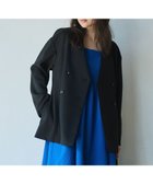 【ハッシュニュアンス/#Newans】のウエストシェイプダブルジャケット ブラック|ID: prp329100004762997 ipo3291000000034473953