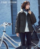 【23区/NIJYUSANKU】の【先行予約/VERY12月号掲載/洗える/撥水加工】シレータフタ ハイネック ショート ダウンコート ブラック系|ID: prp329100004763010 ipo3291000000034496153