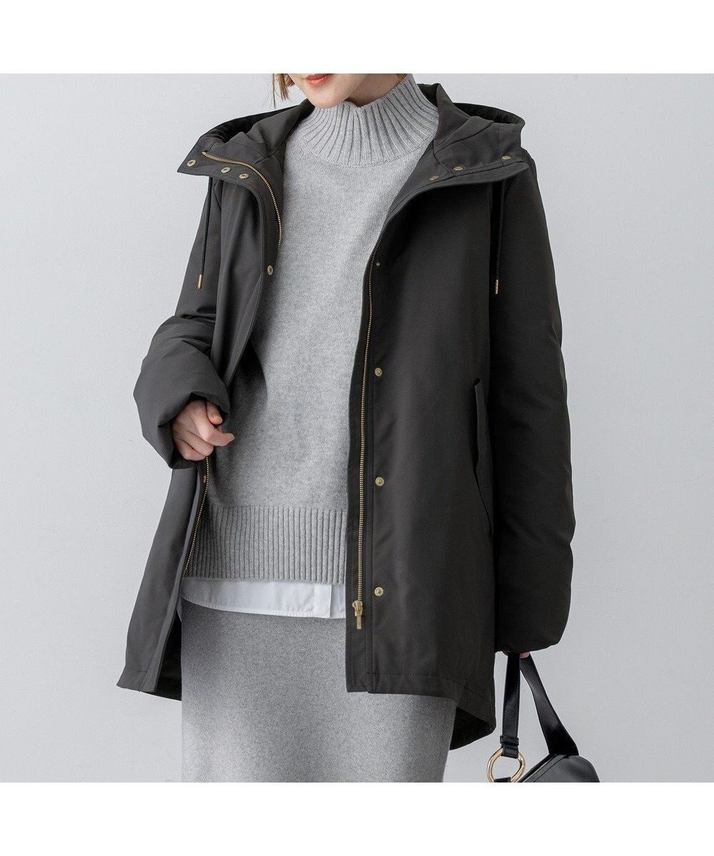 【23区/NIJYUSANKU】の【一部店舗限定/撥水加工】ミリタリー フーデット ダウンコート インテリア・キッズ・メンズ・レディースファッション・服の通販 founy(ファニー) ファッション Fashion レディースファッション Fashion for Women アウター Coat / Outerwear Collection コート・ロングコート・ピーコート Long Coats, Peacoats & More レディースジャケット・軽アウター Jackets ダウンジャケット・軽量ダウン Warm & Lightweight Down Jackets ジャケット Jacket, Outerwear ストレッチ Stretch, Stretchy Fabric ダウン Down, Puffer ポケット Pocket, Pocket Detail ミリタリー Military, Army Style レギュラー Regular, Standard Fit A/W・秋冬 Autumn/Winter 冬 Winter / This Winter 新作・新入荷 New Arrivals / New In 2025年 2025 2025-2026秋冬・A/W Autumn/Winter 2025–26 AW25–26 グレー系|ID: prp329100004763011 ipo3291000000034474080