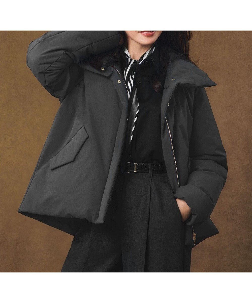 【23区/NIJYUSANKU】の【一部店舗限定/滝沢眞規子さん着用/撥水加工】ミリタリー Aライン ダウンコート 人気、トレンドファッション・服の通販 founy(ファニー) 　ファッションモデル・俳優・女優　Models　女性　Women　滝沢眞規子　Takizawa Makiko　ファッション　Fashion　レディースファッション　Fashion for Women　アウター　Coat / Outerwear Collection　コート・ロングコート・ピーコート　Long Coats, Peacoats & More　レディースジャケット・軽アウター　Jackets　ダウンジャケット・軽量ダウン　Warm & Lightweight Down Jackets　ショート　Short, Short Length　ジャケット　Jacket, Outerwear　ストレッチ　Stretch, Stretchy Fabric　ダウン　Down, Puffer　ドローコード　Drawcord, Drawstring Cord　防寒　Cold Protection, Winter-Ready　ミリタリー　Military, Army Style　レギュラー　Regular, Standard Fit　冬　Winter / This Winter　A/W・秋冬　Autumn/Winter　2025年　2025　2025-2026秋冬・A/W　Autumn/Winter 2025–26 AW25–26　 other-1|ID: prp329100004763012 ipo3291000000034595176