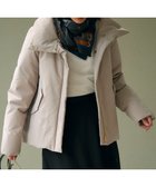 【23区/NIJYUSANKU】の【一部店舗限定/滝沢眞規子さん着用/撥水加工】ミリタリー Aライン ダウンコート ベージュ系|ID:prp329100004763012