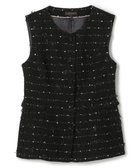 【トッカ/TOCCA】の【八木アリサさん着用】【消臭】FLOWER HIDE AND SEEK ジレ ブラック系|ID: prp329100004763013 ipo3291000000034474091