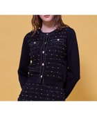 【トッカ/TOCCA】の【八木アリサさん着用】FLOWER HIDE AND SEEK ニットジャケット ブラック系|ID: prp329100004763014 ipo3291000000034788479