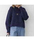 【23区/NIJYUSANKU】の【先行予約/洗える】レーシーヘムデザイン パフスリーブ ニット 人気、トレンドファッション・服の通販 founy(ファニー) ファッション Fashion レディースファッション Fashion for Women トップス・カットソー Cut & Sew Tops ニット Knit Tops & Sweaters インナー Innerwear 洗える Machine Washable カットソー Cut and Sewn Top クラシック Classic, Timeless Style シンプル Simple, Minimal スリーブ Sleeve, Long Sleeve / Short Sleeve セーター Sweater, Knitwear 透かし Cut-Out, Lacework フェミニン Feminine, Girly フレア Flare, Flared A/W・秋冬 Autumn/Winter 冬 Winter / This Winter 新作・新入荷 New Arrivals / New In おすすめ Recommended / Our Picks エレガント 上品 Elegant 2025年 2025 2025-2026秋冬・A/W Autumn/Winter 2025–26 AW25–26 thumbnail ダルブルー系|ID: prp329100004763015 ipo3291000000034474100