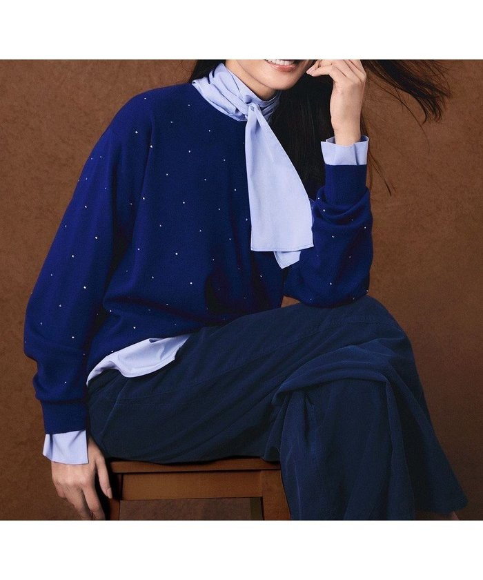 【23区/NIJYUSANKU】の【WEB&一部店舗限定カラーあり/滝沢眞規子さん着用】クリスタルホットフィット ニット インテリア・キッズ・メンズ・レディースファッション・服の通販 founy(ファニー) https://founy.com/ ファッションモデル・俳優・女優 Models 女性 Women 滝沢眞規子 Takizawa Makiko ファッション Fashion レディースファッション Fashion for Women トップス・カットソー Cut & Sew Tops ニット Knit Tops & Sweaters クリスタル Crystal, Swarovski シンプル Simple, Minimal ストレッチ Stretch, Stretchy Fabric セーター Sweater, Knitwear なめらか Smooth, Silky Texture バランス Balance, Style Balance フィット Fit, Slim Fit A/W・秋冬 Autumn/Winter 冬 Winter / This Winter エレガント 上品 Elegant ホリデーシーズン Holiday Season 2025年 2025 2025-2026秋冬・A/W Autumn/Winter 2025–26 AW25–26 |ID: prp329100004763016 ipo3291000000034736191