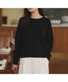 【23区/NIJYUSANKU】の【WEB&一部店舗限定カラーあり/滝沢眞規子さん着用】クリスタルホットフィット ニット ブラック系|ID: prp329100004763016 ipo3291000000034768556