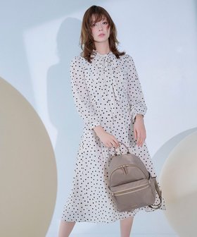 【トッカ/TOCCA】の【八木アリサさん着用】【消臭】PROMISE RIBBON ROSETTE ドット柄ドレス 人気、トレンドファッション・服の通販 founy(ファニー) ファッションモデル・俳優・女優 Models 女性 Women 八木アリサ Yagi Arisa ファッション Fashion レディースファッション Fashion for Women ワンピース Dresses フォーマル・パーティードレス・結婚式用ドレス Elegant & Casual Dresses ギャザー Gathered, Ruffled セレモニー Ceremony ドット Polka Dot, Dot Pattern ドレス Dress, One-Piece フィット Fit, Slim Fit フレア Flare, Flared リボン Ribbon, Bow エレガント 上品 Elegant 夏 Summer S/S・春夏 SS, Spring/Summer, Warm Season A/W・秋冬 Autumn/Winter |ID:prp329100004763020