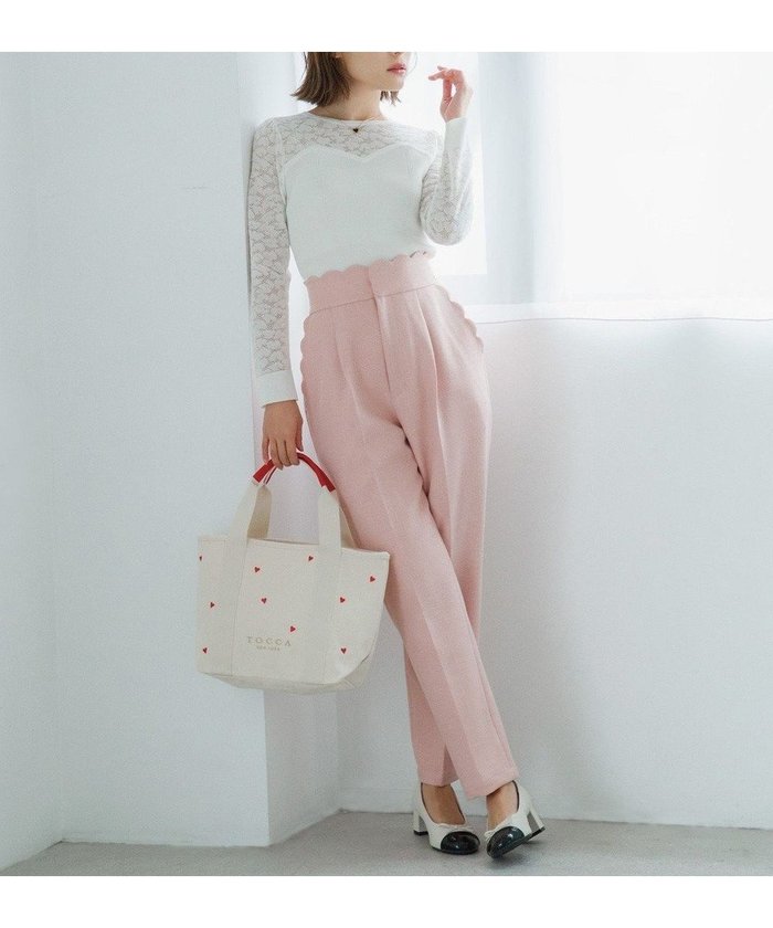 【トッカ/TOCCA】のSEA SHELLS パンツ インテリア・キッズ・メンズ・レディースファッション・服の通販 founy(ファニー) https://founy.com/ ファッション Fashion レディースファッション Fashion for Women パンツ Pants & Trousers シンプル Simple, Minimal スカラップ Scallop, Scalloped Edge ストレッチ Stretch, Stretchy Fabric センター Center, Center Line ツイード Twill, Twill Weave デニム Denim, Jeans Material フィット Fit, Slim Fit フェミニン Feminine, Girly ポケット Pocket, Pocket Detail A/W・秋冬 Autumn/Winter S/S・春夏 SS, Spring/Summer, Warm Season 夏 Summer エレガント 上品 Elegant |ID: prp329100004763025 ipo3291000000035481986