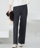 【23区/NIJYUSANKU】の【洗える】ウォームストレッチ ワイド パンツ グレー系|ID: prp329100004763027 ipo3291000000034474161