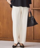 【23区/NIJYUSANKU】の【洗える】ウォームストレッチ ワイド パンツ アイボリー系|ID: prp329100004763027 ipo3291000000034474162