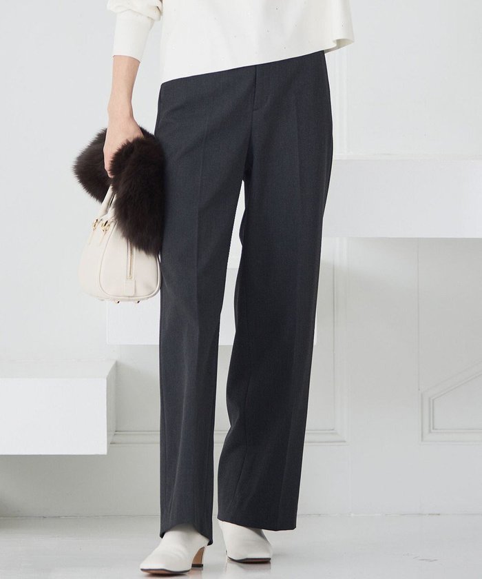 【23区/NIJYUSANKU】の【滝沢眞規子さん着用/洗える】ウォームストレッチ ワイド パンツ インテリア・キッズ・メンズ・レディースファッション・服の通販 founy(ファニー) https://founy.com/ ファッションモデル・俳優・女優 Models 女性 Women 滝沢眞規子 Takizawa Makiko ファッション Fashion レディースファッション Fashion for Women パンツ Pants & Trousers ウォーム Warm Fabric 洗える Machine Washable ストレッチ Stretch, Stretchy Fabric チェック Check, Plaid, Tartan テーパード Tapered, Tapered Pants 定番 Standard, Basic Item なめらか Smooth, Silky Texture バランス Balance, Style Balance 無地 Plain, Solid Color ワイド Wide, Wide Fit 冬 Winter / This Winter A/W・秋冬 Autumn/Winter エレガント 上品 Elegant 2025年 2025 2025-2026秋冬・A/W Autumn/Winter 2025–26 AW25–26 |ID: prp329100004763027 ipo3291000000035608168