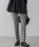 【23区/NIJYUSANKU】の【先行予約/洗える】ウォームストレッチ チェック テーパード パンツ グレーチェック|ID: prp329100004763028 ipo3291000000034474164