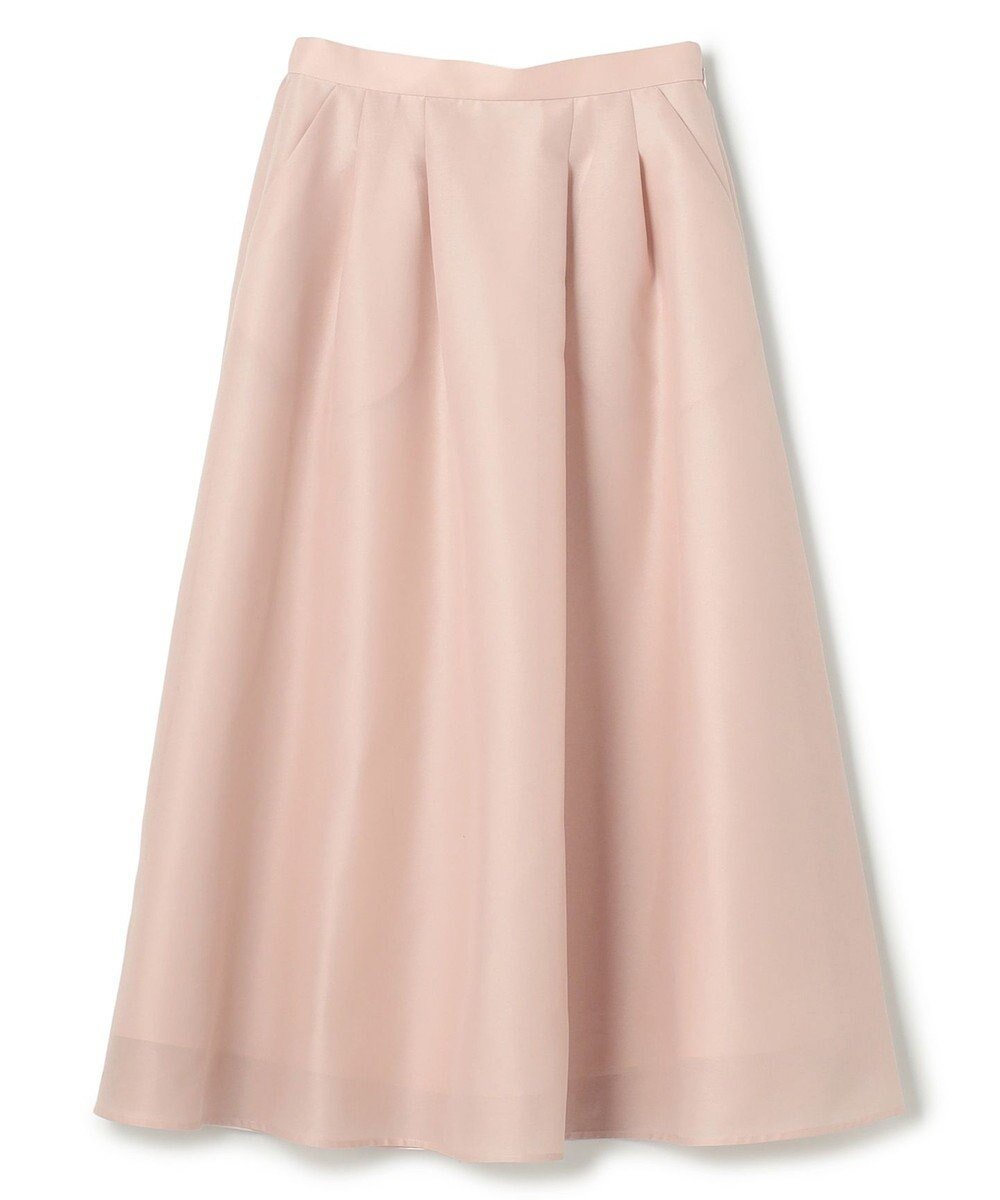 【トッカ/TOCCA】の【八木アリサさん着用】【消臭】IN VEIL スカート インテリア・キッズ・メンズ・レディースファッション・服の通販 founy(ファニー) 　ファッションモデル・俳優・女優　Models　女性　Women　八木アリサ　Yagi Arisa　ファッション　Fashion　レディースファッション　Fashion for Women　スカート　Skirts　エレガント 上品　Elegant　オーガンジー　Organza Fabric　カットソー　Cut and Sewn Top　フォルム　Silhouette, Form　夏　Summer　S/S・春夏　SS, Spring/Summer, Warm Season　A/W・秋冬　Autumn/Winter　ピンク系|ID: prp329100004763035 ipo3291000000034474197